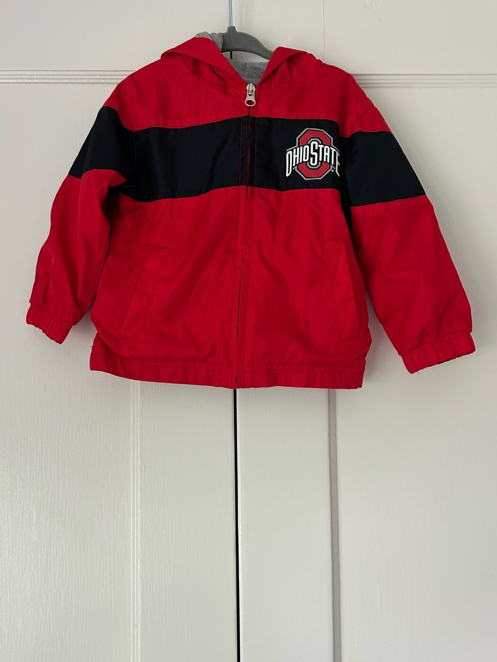 Ohio State Buckeyes Toddler Full Zip Hooded Jacket - 2T